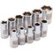 Dynamic Tools 1/4" Drive 11 Piece 6 Point, Std SAE Socket Set, 5/32" - 9/16" D004000 - alternate 1